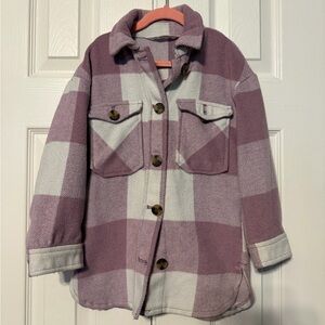 H&M Purple and White Kids Jacket